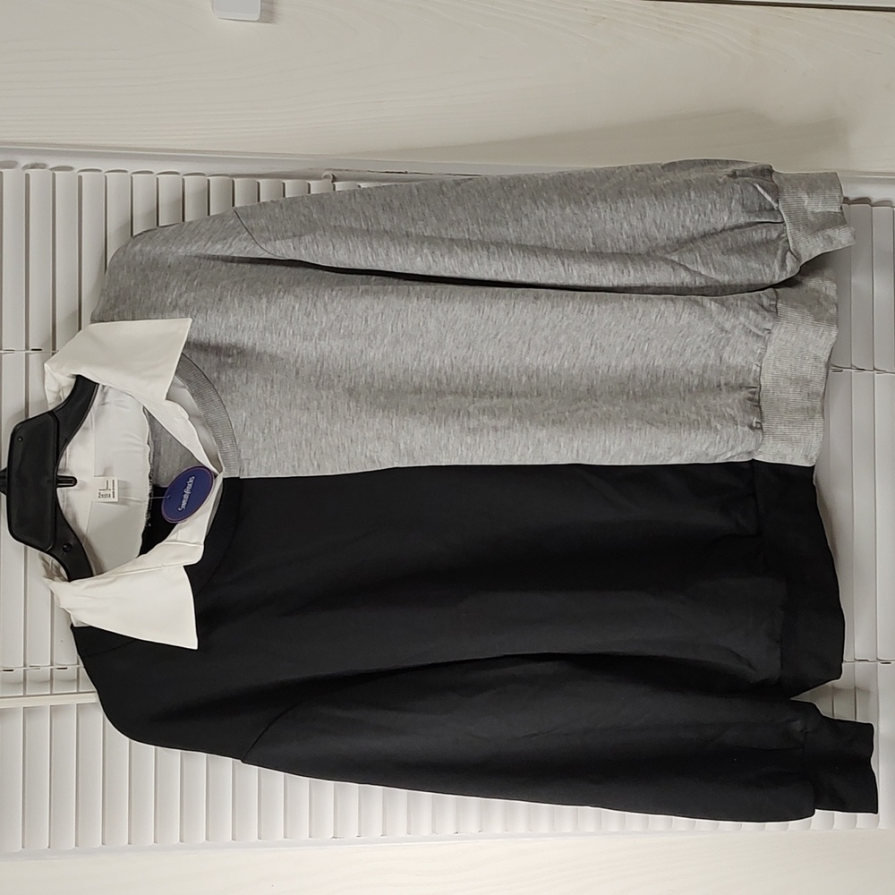 Sweatyrocks Collared Sweatshirt